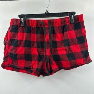 Stars Above Buffalo Plaid Sleep Shorts